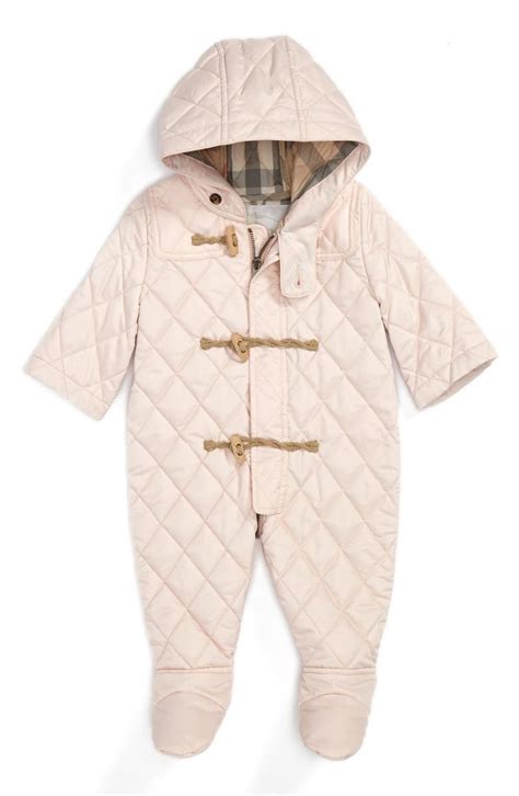 baby burberry snowsuit|designer snowsuits for baby girl.